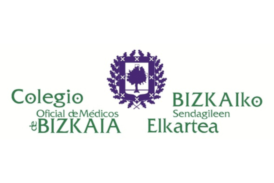 Logo del colegio de médicos de Bizkaia, al que pertenece nuestra psiquiatra Loreto Brotons
