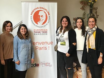 Equipo de Centro Psicología Bilbao en el Think Tank de Disciplina Positiva en Paris